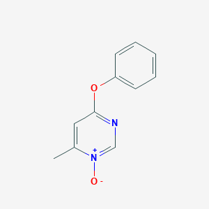 molecular formula C11H10N2O2 B372563 6-Methyl-4-phenoxypyrimidine 1-oxide CAS No. 55271-91-5