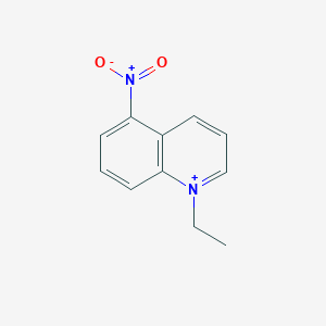 molecular formula C11H11N2O2+ B372569 1-Ethyl-5-nitroquinolinium 
