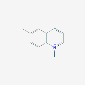molecular formula C11H12N+ B372570 1,6-Dimethylquinolinium 