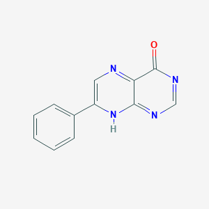 molecular formula C12H8N4O B372576 7-Phenyl-pteridin-4-ol CAS No. 70504-15-3