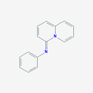 molecular formula C15H12N2 B372617 4-phenylimino-4H-quinolizine 