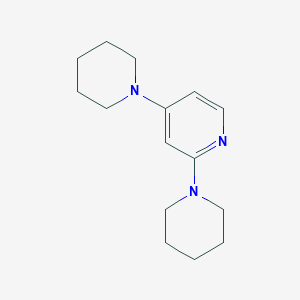2,4-Dipiperidin-1-ylpyridine