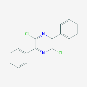molecular formula C16H10Cl2N2 B372621 2,5-Dichloro-3,6-diphenylpyrazine 