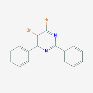 molecular formula C16H10Br2N2 B372625 4,5-Dibromo-2,6-diphenylpyrimidine 