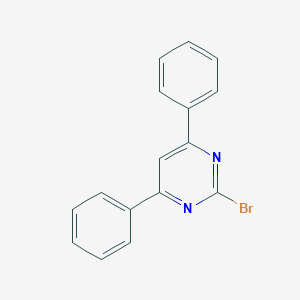 molecular formula C16H11BrN2 B372626 2-溴-4,6-二苯基嘧啶 CAS No. 56181-49-8