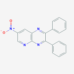 molecular formula C19H12N4O2 B372645 7-Nitro-2,3-diphenylpyrido[2,3-b]pyrazine 