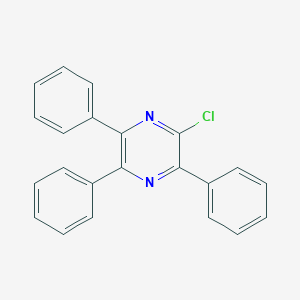 molecular formula C22H15ClN2 B372647 2-Chloro-3,5,6-triphenylpyrazine 