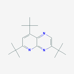 molecular formula C19H29N3 B372653 3,6,8-Tritert-butylpyrido[2,3-b]pyrazine 