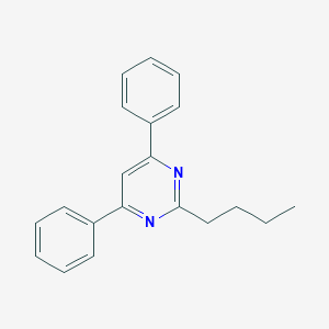 molecular formula C20H20N2 B372661 2-Butyl-4,6-diphenylpyrimidine 
