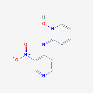 molecular formula C10H8N4O3 B372670 N-(3-nitro-4-pyridinyl)-2-pyridinamine 1-oxide 