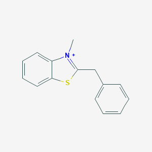 molecular formula C15H14NS+ B372680 2-Benzyl-3-methyl-1,3-benzothiazol-3-ium 