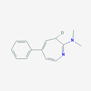 molecular formula C14H16N2 B372683 N,N-dimethyl-N-(5-phenyl-3H-azepin-2-yl)amine d_1_ 