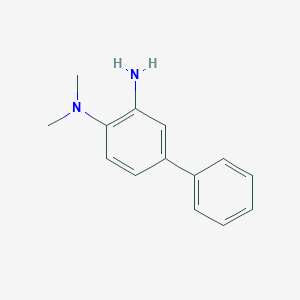 molecular formula C14H16N2 B372692 N-(3-amino[1,1'-biphenyl]-4-yl)-N,N-dimethylamine 