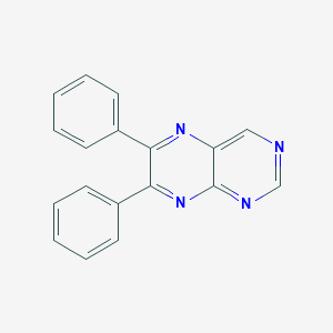 molecular formula C18H12N4 B372700 6,7-Diphenylpteridine 