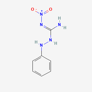 molecular formula C7H9N5O2 B3727110 1-Anilino-2-nitroguanidine 