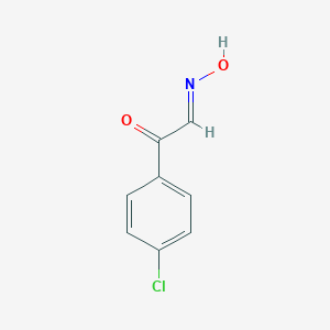 molecular formula C8H6ClNO2 B372722 (4-Chlorophenyl)(oxo)acetaldehyde oxime CAS No. 3750-07-0