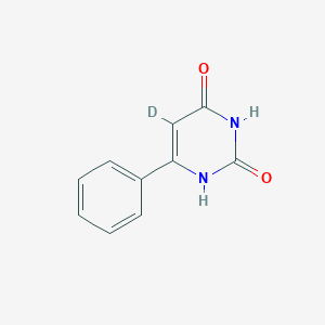 molecular formula C10H8N2O2 B372731 5-deuterio-6-phenyl-1H-pyrimidine-2,4-dione 