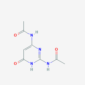 molecular formula C8H10N4O3 B3727325 N,N'-(6-hydroxypyrimidine-2,4-diyl)diacetamide 