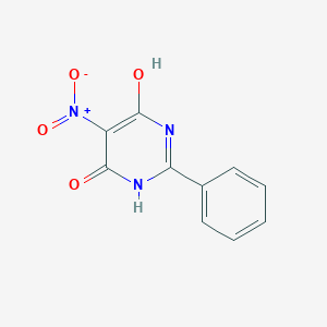 molecular formula C10H7N3O4 B372765 5-Nitro-2-phenyl-4,6-pyrimidinediol 