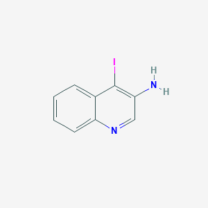 molecular formula C9H7IN2 B372776 4-Iodo-3-quinolinylamine 