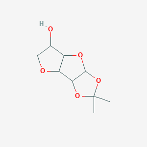 molecular formula C9H14O5 B372779 2,2-Dimethylhexahydrofuro[2',3':4,5]furo[2,3-d][1,3]dioxol-6-ol 
