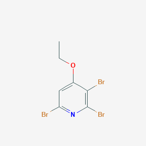 molecular formula C7H6Br3NO B372780 Ethyl 2,3,6-tribromo-4-pyridinyl ether 