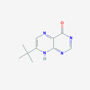 molecular formula C10H12N4O B372786 7-tert-butyl-8H-pteridin-4-one 