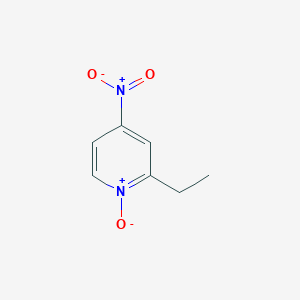 B372796 2-Ethyl-4-nitropyridine 1-oxide CAS No. 38594-62-6