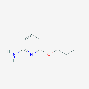molecular formula C8H12N2O B372800 6-Propoxypyridin-2-ylamine CAS No. 924862-35-1
