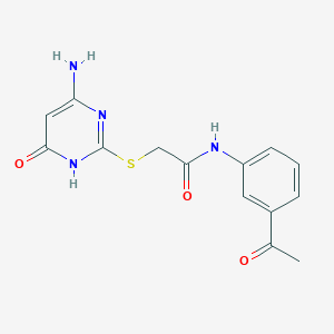 molecular formula C14H14N4O3S B3728382 C14H14N4O3S 