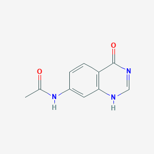 N-(4-hydroxy-7-quinazolinyl)acetamide