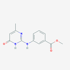 molecular formula C13H13N3O3 B3728400 Methyl 3-(4,6-dimethylpyrimidin-2-ylamino)benzoate 