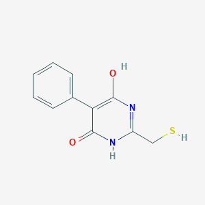 5-Phenyl-2-(sulfanylmethyl)-4,6-pyrimidinediol