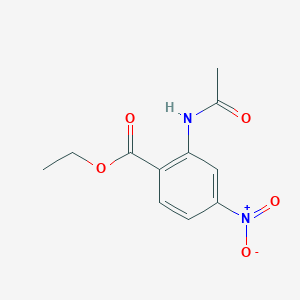 molecular formula C11H12N2O5 B372857 Ethyl 2-(acetylamino)-4-nitrobenzoate 