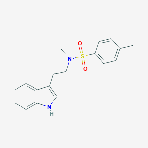 molecular formula C18H20N2O2S B372930 N-[2-(1H-indol-3-yl)ethyl]-N,4-dimethylbenzenesulfonamide 