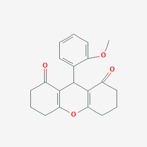 molecular formula C20H20O4 B372956 9-(2-methoxyphenyl)-3,4,5,6,7,9-hexahydro-1H-xanthene-1,8(2H)-dione 