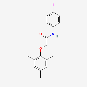 molecular formula C17H18INO2 B3731922 N-(4-iodophenyl)-2-(2,4,6-trimethylphenoxy)acetamide 
