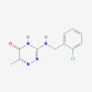 molecular formula C11H11ClN4O B3732177 MFCD07656484 