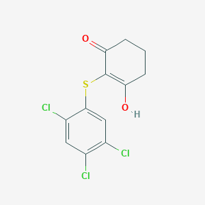 molecular formula C12H9Cl3O2S B373263 3-Hydroxy-2-[(2,4,5-trichlorophenyl)sulfanyl]cyclohex-2-en-1-one 