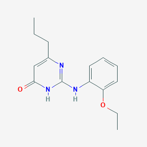 2-[(2-ethoxyphenyl)amino]-6-propyl-4(3H)-pyrimidinone