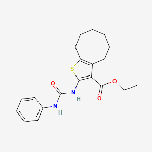 molecular formula C20H24N2O3S B3733153 Ureidothiophene 