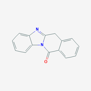 molecular formula C15H10N2O B373370 benzimidazo[1,2-b]isoquinolin-11(6H)-one 