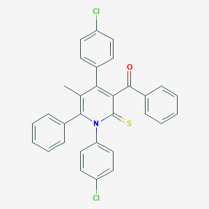 [1,4-Bis(4-chlorophenyl)-5-methyl-6-phenyl-2-thioxo-1,2-dihydro-3-pyridinyl](phenyl)methanone