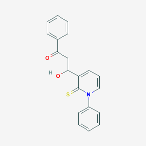 3-Hydroxy-1-phenyl-3-(1-phenyl-2-thioxo-1,2-dihydro-3-pyridinyl)-1-propanone