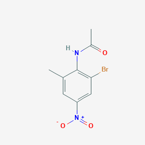 molecular formula C9H9BrN2O3 B373473 N-(2-bromo-6-methyl-4-nitrophenyl)acetamide 