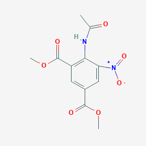 molecular formula C12H12N2O7 B373481 Dimethyl 4-(acetylamino)-5-nitroisophthalate 