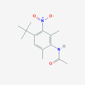 molecular formula C14H20N2O3 B373494 N-{4-tert-butyl-3-nitro-2,6-dimethylphenyl}acetamide 