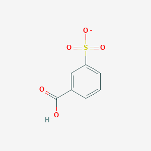 molecular formula C7H5O5S- B373529 3-carboxybenzenesulfonate 