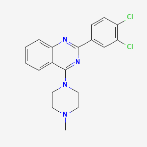 2-(3,4-dichlorophenyl)-4-(4-methyl-1-piperazinyl)quinazoline
