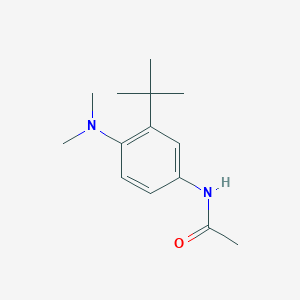 molecular formula C14H22N2O B373679 N-[3-tert-butyl-4-(dimethylamino)phenyl]acetamide 